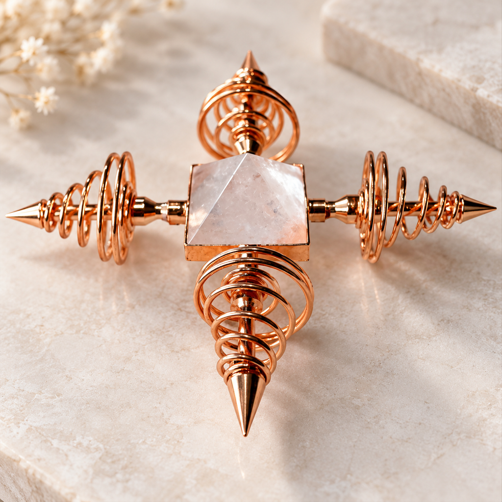 Handcrafted Copper Energy Generator