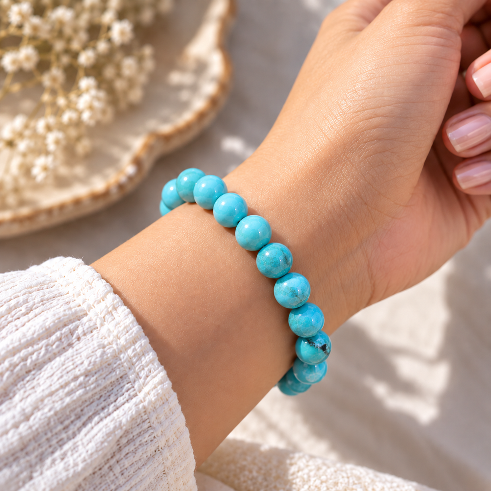 Turquoise Crystal Bracelet