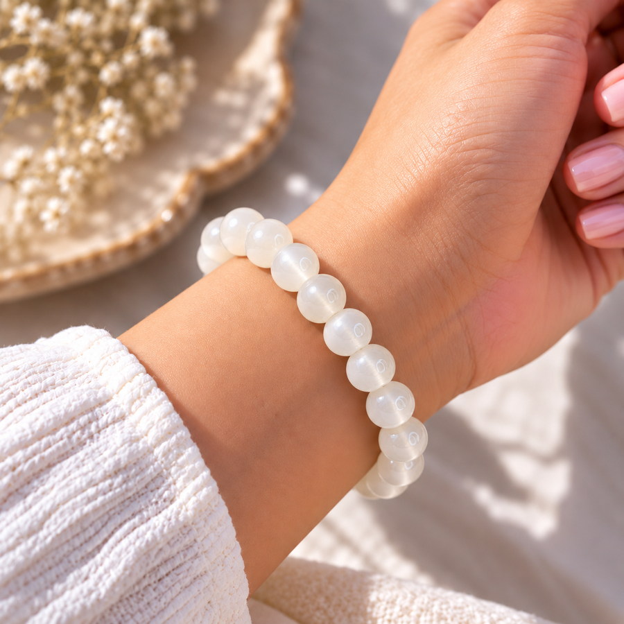 Selenite Crystal Bracelet