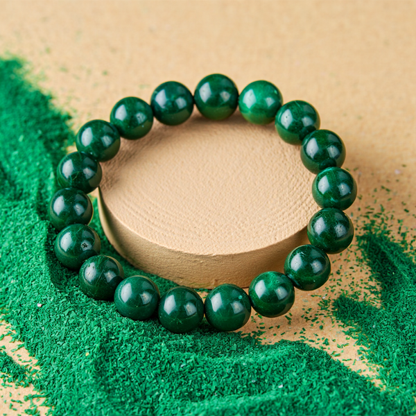 Green Jade Bracelet: Emotional & Mental Healing