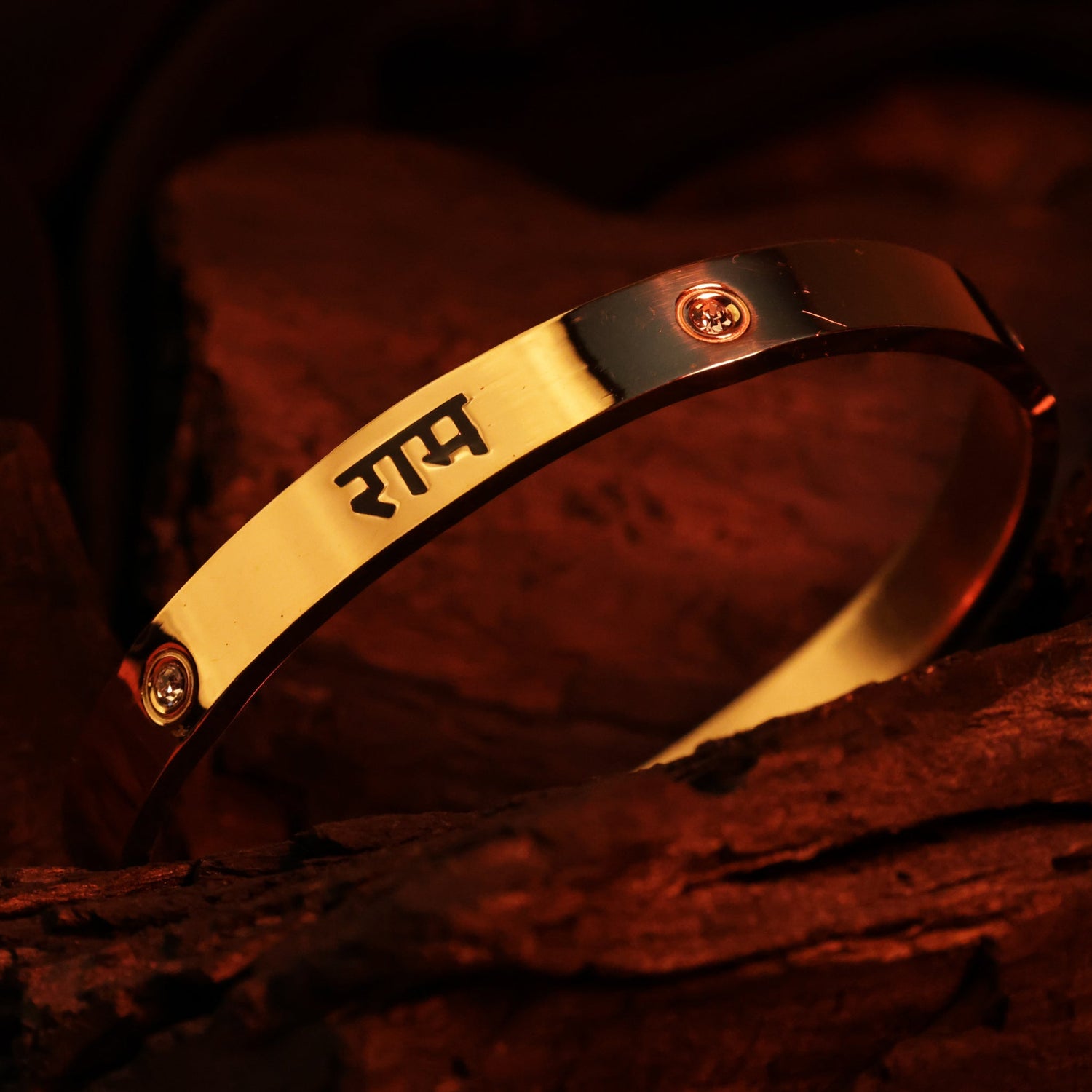 Ram Kripa Kada – IGP Gold Plated Devotional Kada for Divine Blessings & Protection