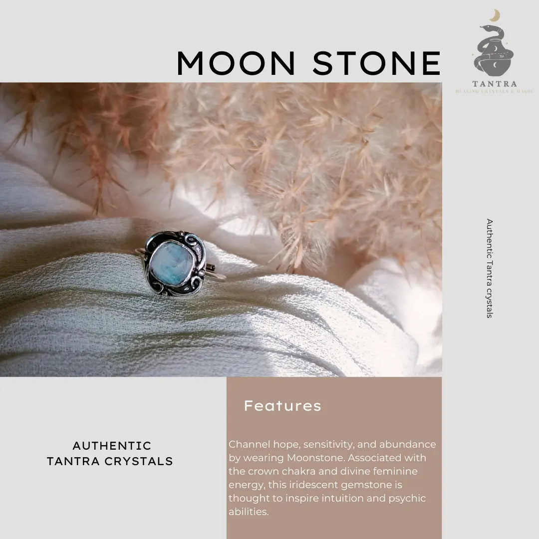 Moonstone Ring – Divine Feminine Energy