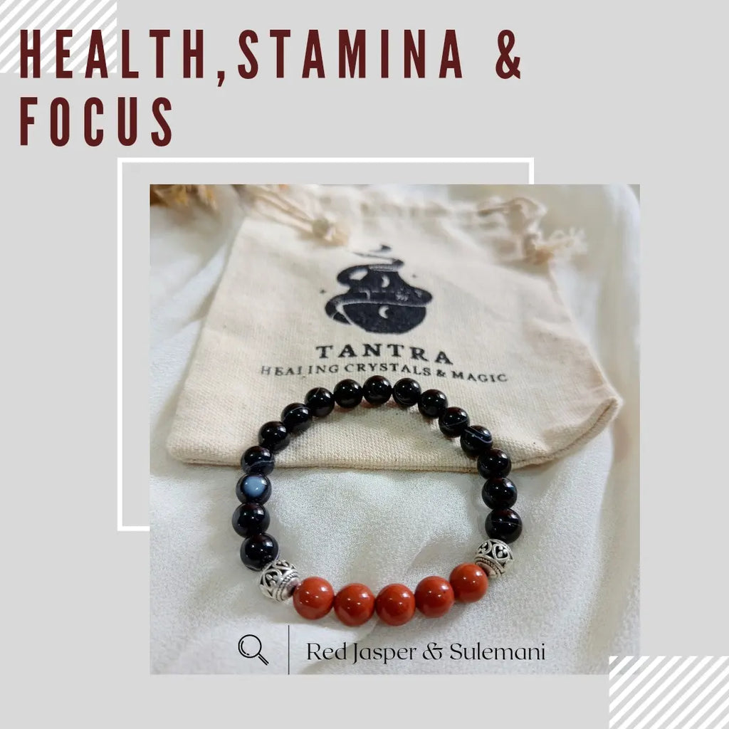 Red Jasper & Sulemani Bracelet