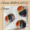 Seven Chakra Worry Stone