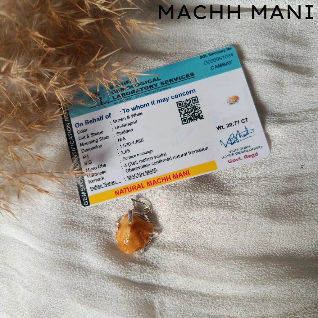 Macch Mani (Fish Stone)