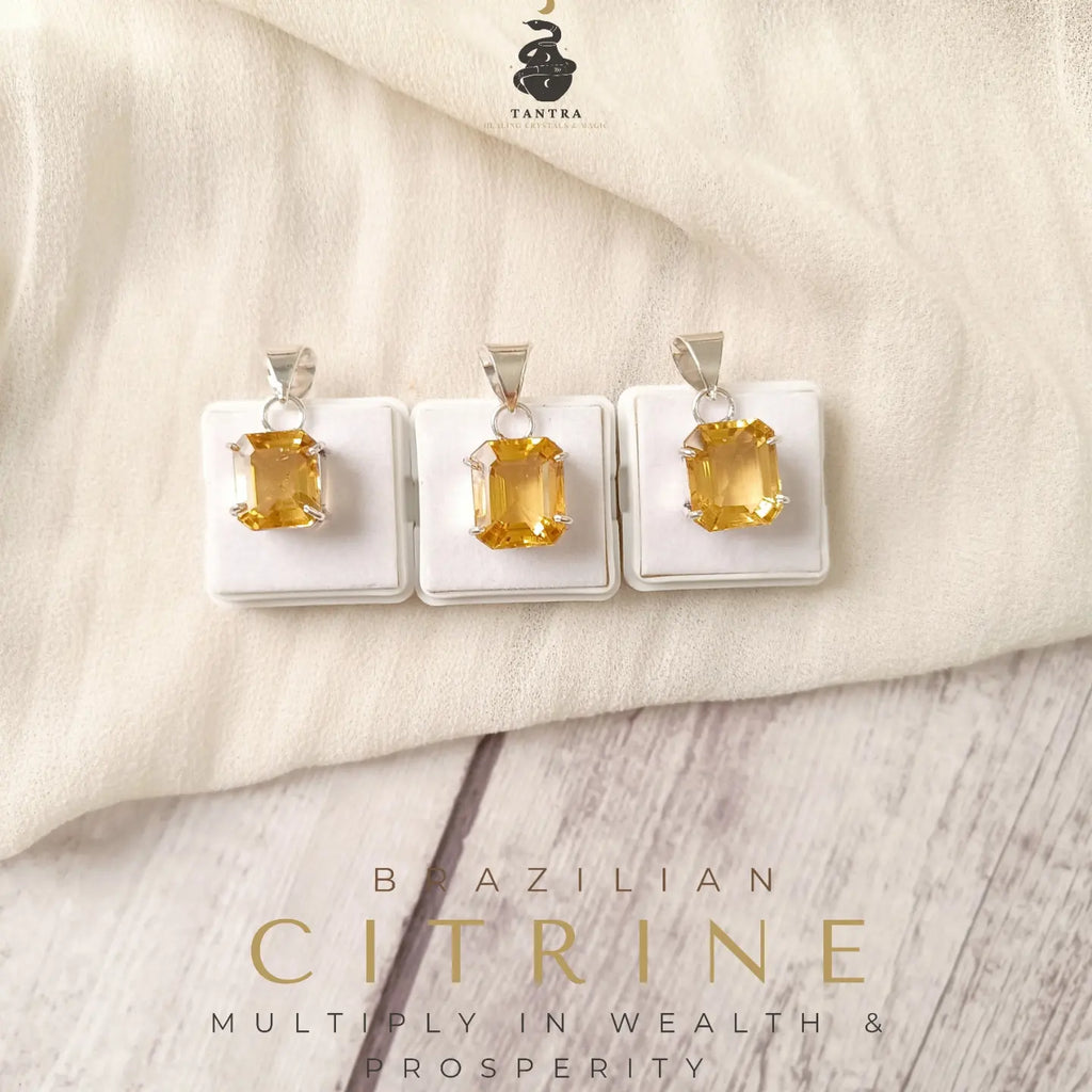 Brazilian Citrine Pendant