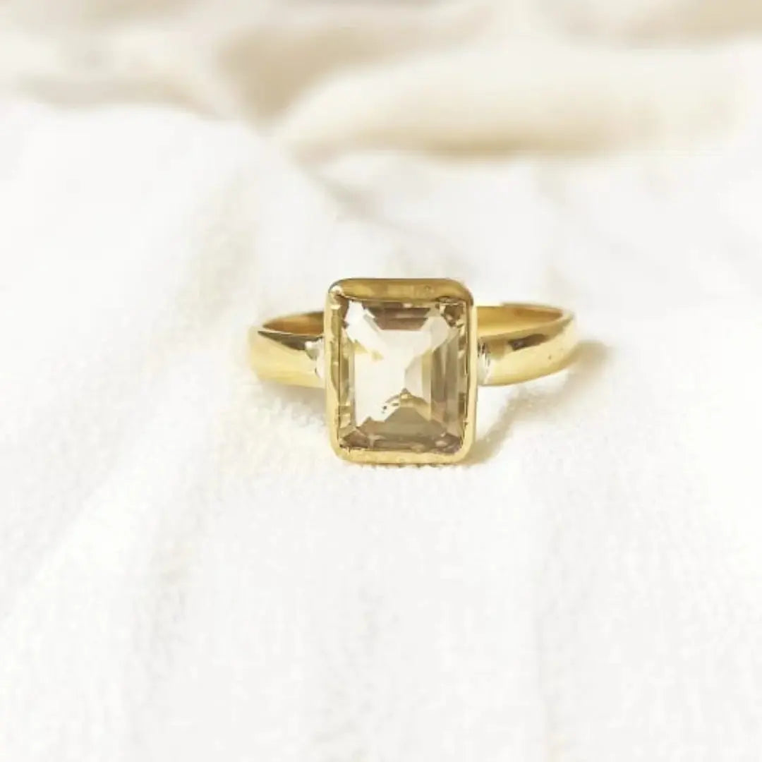 Natural Citrine Ring – Wealth, Success & Confidence