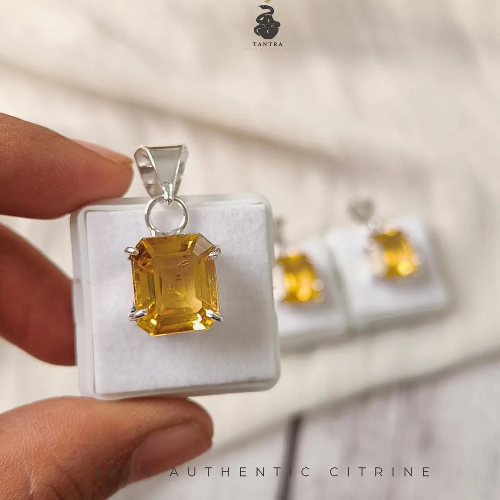 Brazilian Citrine Pendant