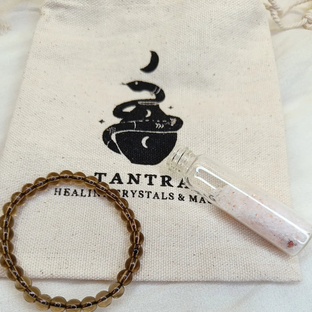 Smoky Quartz Crystal Bracelet