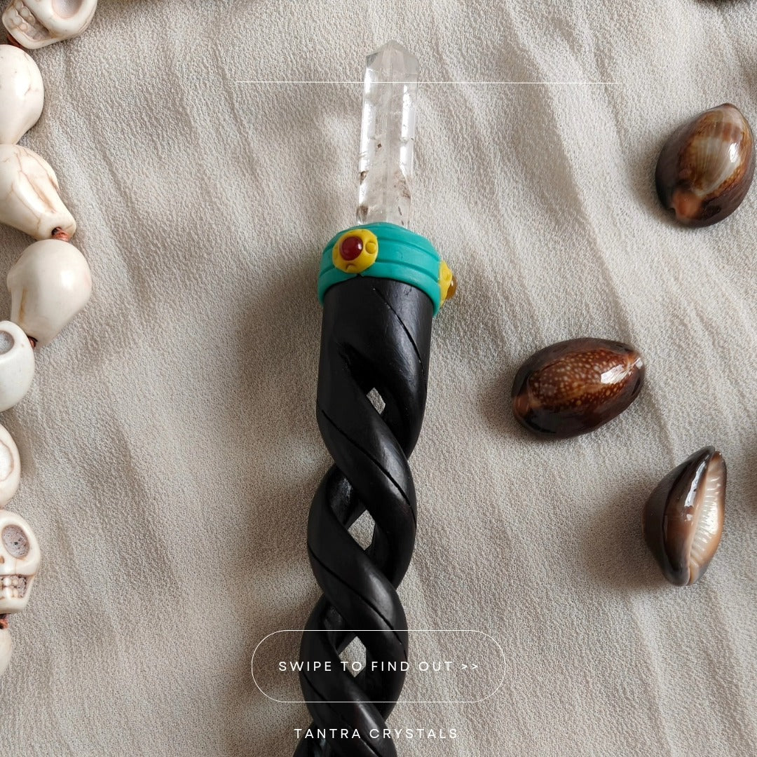 Wiccan Ritual Wand – Symbol of Magic, Protection & Intention