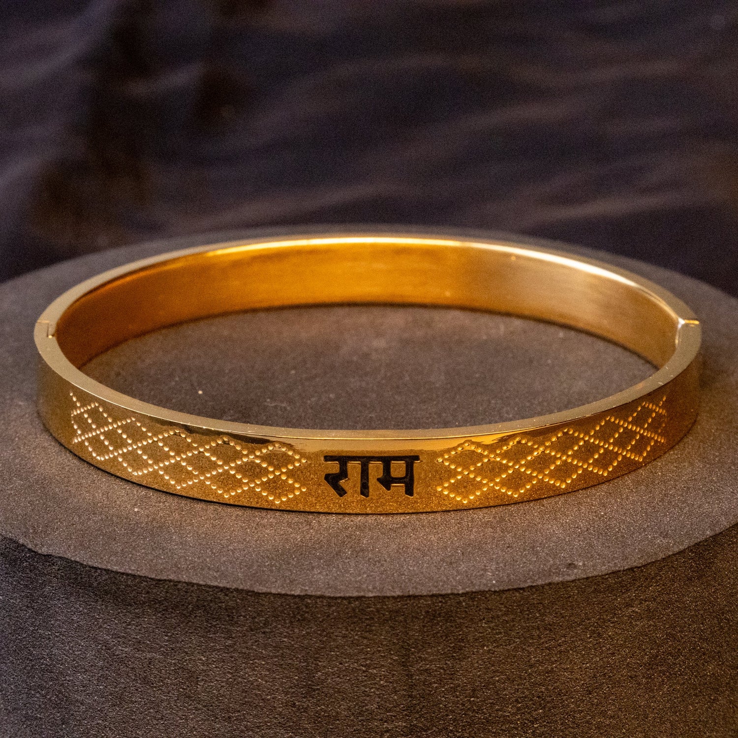 Ram Divya Kada – IGP Gold Plated Spiritual Kada for Divine Blessings
