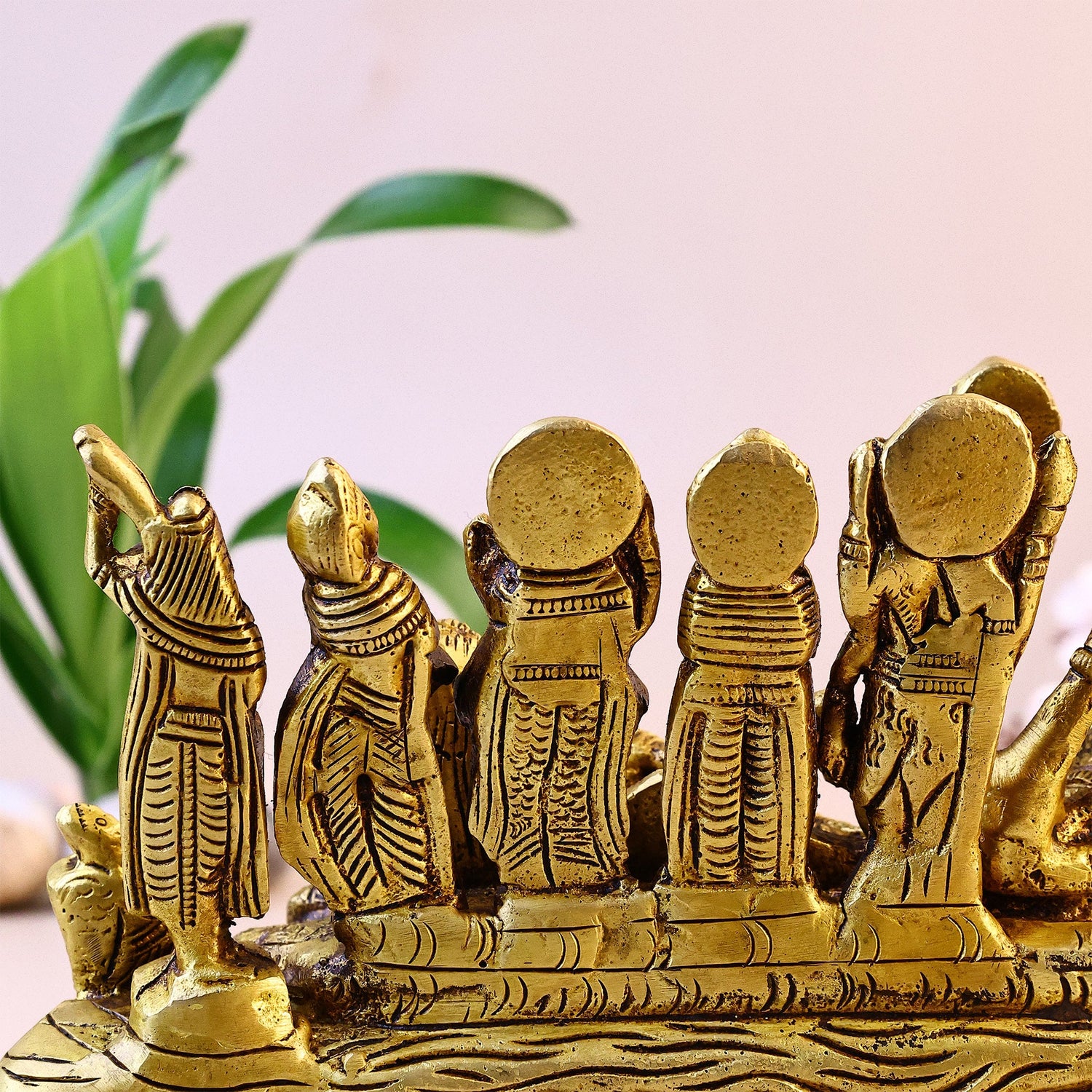 Brass Lord Vishnu Bhagwan Resting on Shesnag