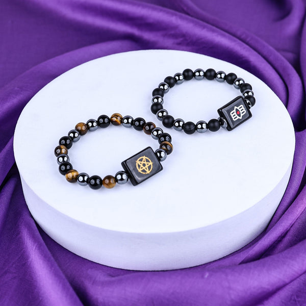 Triple Protection Shiv Netra Bracelet for Strong Energy Shield