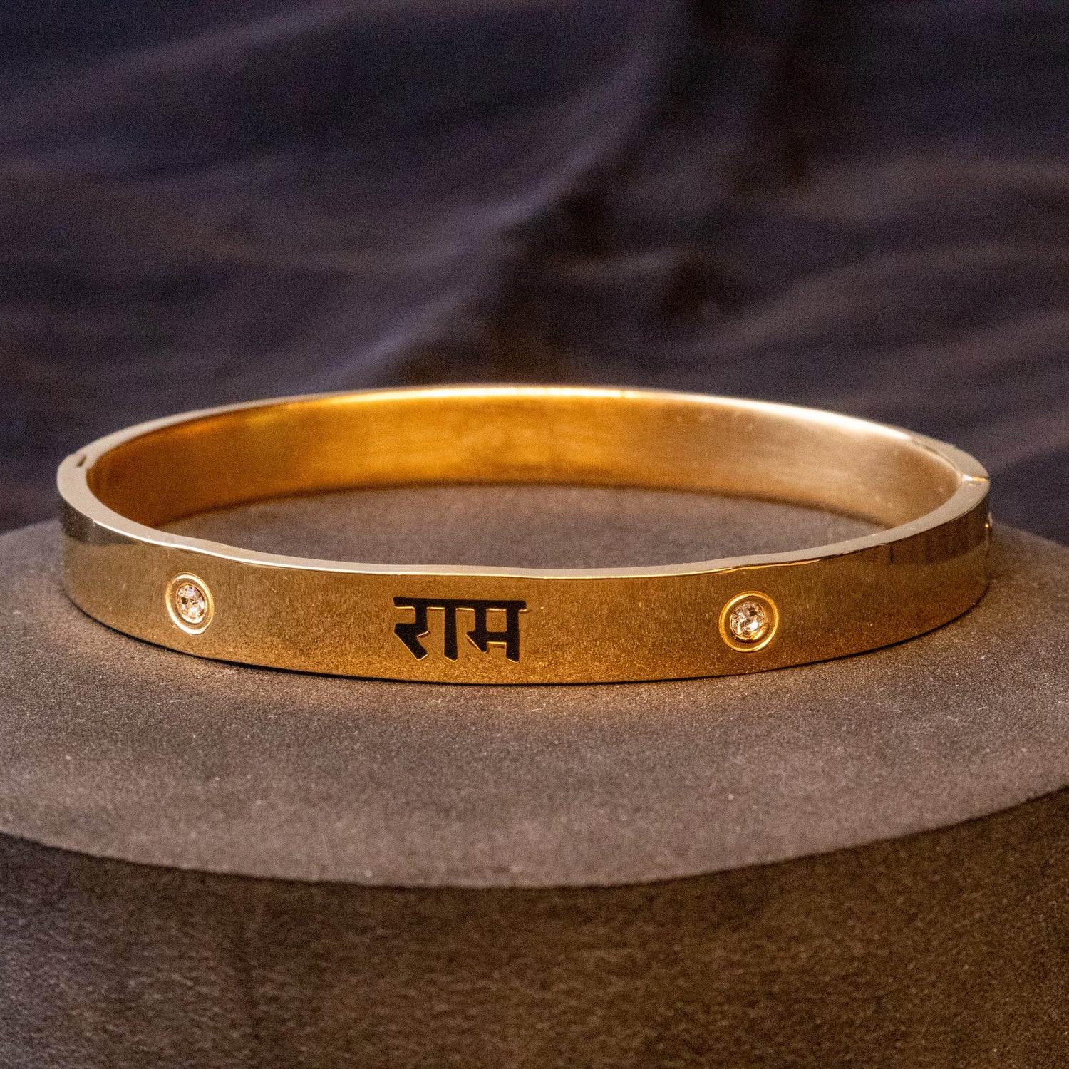 Ram Kripa Kada – IGP Gold Plated Devotional Kada for Divine Blessings & Protection