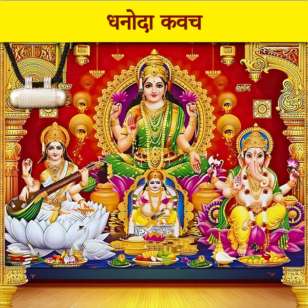 Dhanodha Kavach (Pure Silver Tabeej)