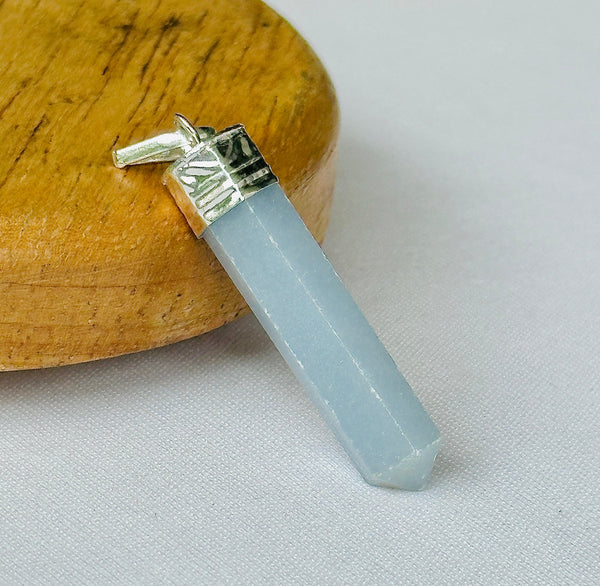 Angelite Pencil Pendant
