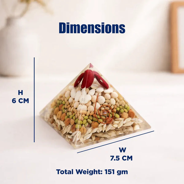 Anna Purna Pyramid – Prosperity & Abundance Energy Pyramid for Home