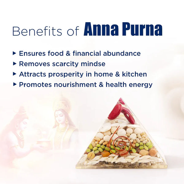 Anna Purna Pyramid – Prosperity & Abundance Energy Pyramid for Home