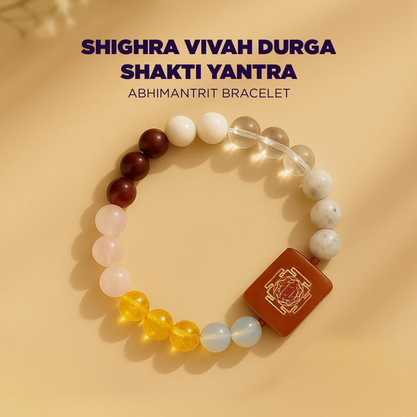 Shighra Vivah Durga Shakti Yantra Bracelet – For Quick Marriage.