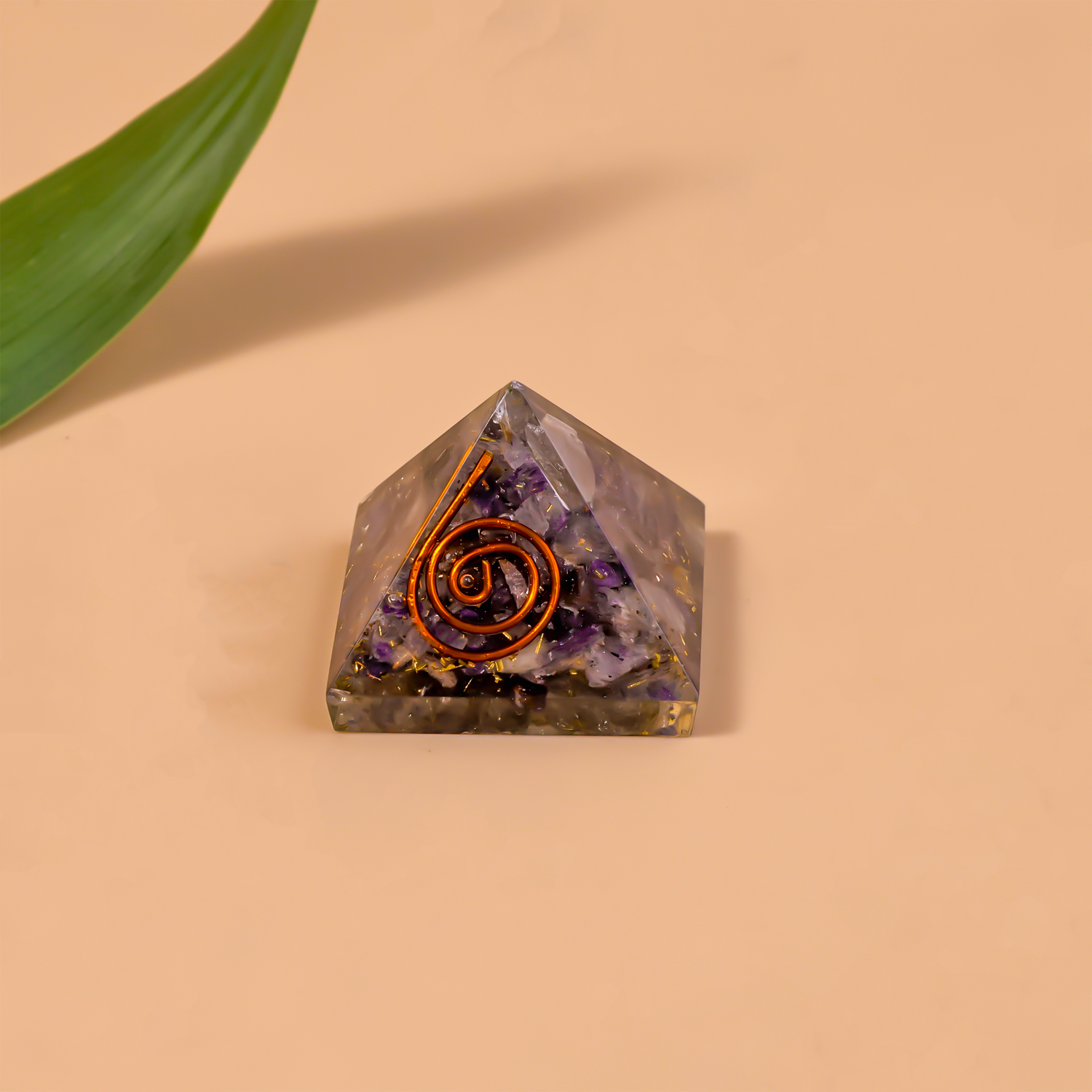 Amethyst Crystal Pyramid: Emotional Healing & Stress Relief