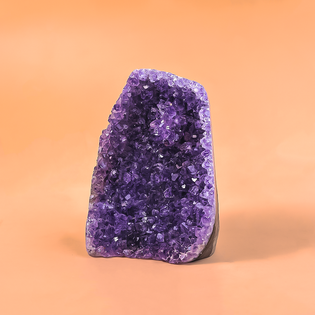 Amethyst Crystal Cluster (Brazillian): Emotional Healing & Stress Relief