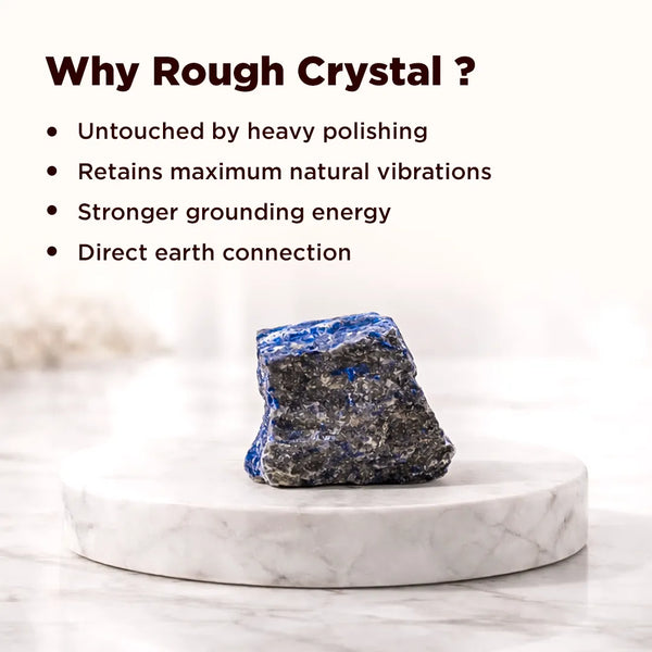 Rough Natural Lapis Lazuli Stone – Abhimantrit & Certified