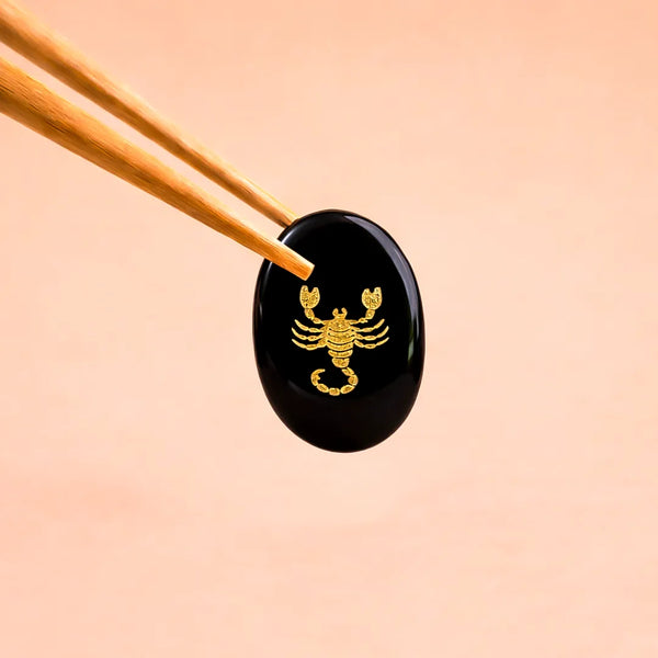 Scorpio Zodiac Sign Coin – Abhimantrit Astrology Coin for Protection
