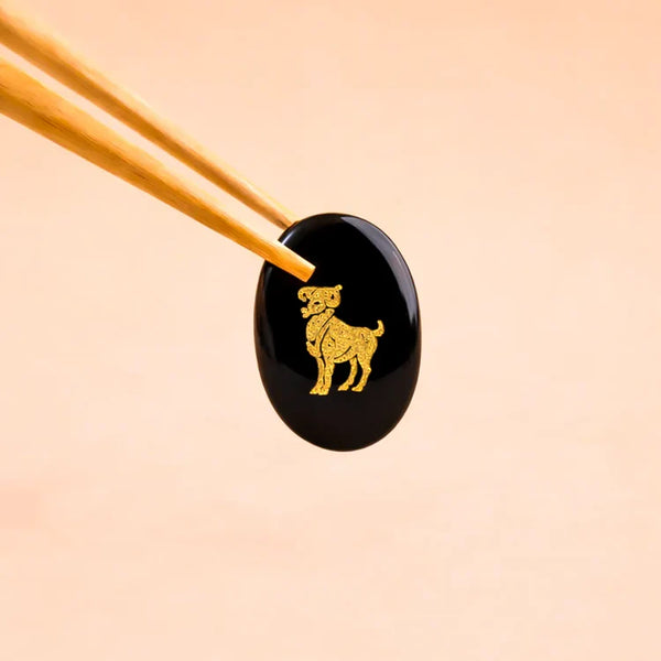 Aries Zodiac Sign Coin – Abhimantrit Astrology Coin for Courage & Energy