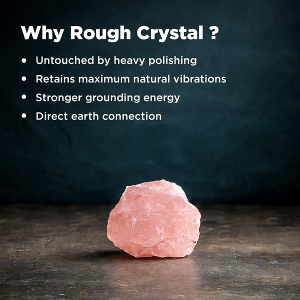 Rough Natural Rose Quartz – Raw Stone for Love & Emotional Healing