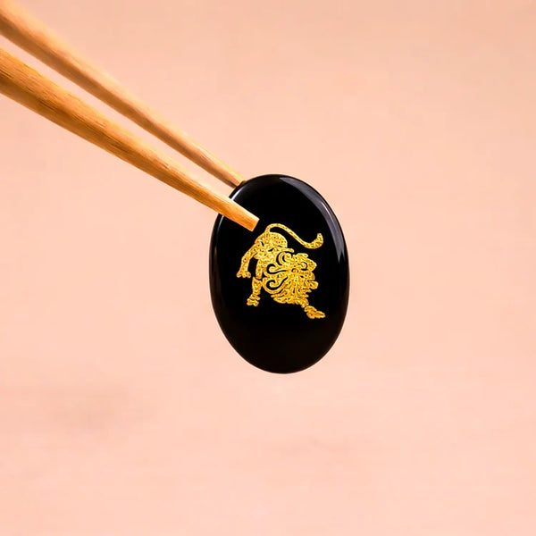 Leo Zodiac Sign Coin – Abhimantrit Astrology Coin for Confidence