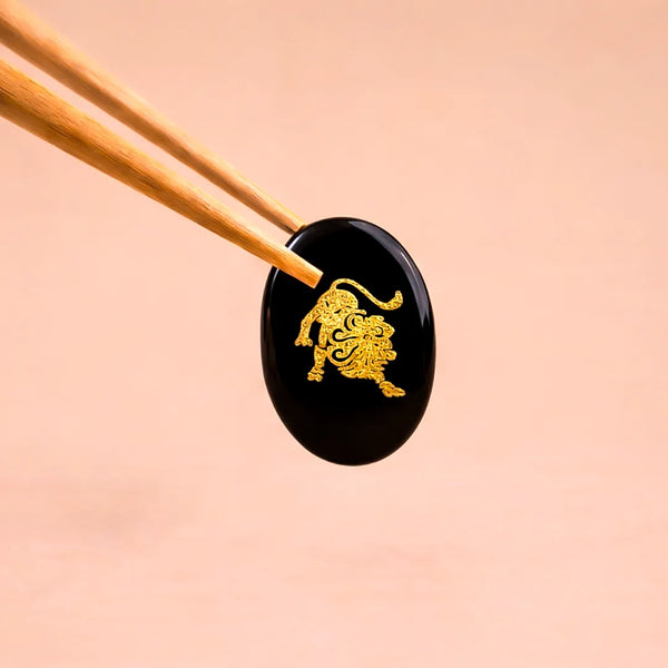 Leo Zodiac Sign Coin – Abhimantrit Astrology Coin for Confidence