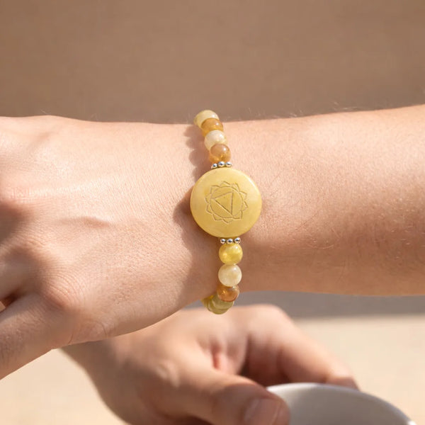 Yellow Aventurine Solar Plexus Chakra Bracelet – Abhimantrit & Energized
