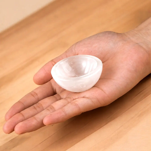 Selenite Charging Bowl By Tantra