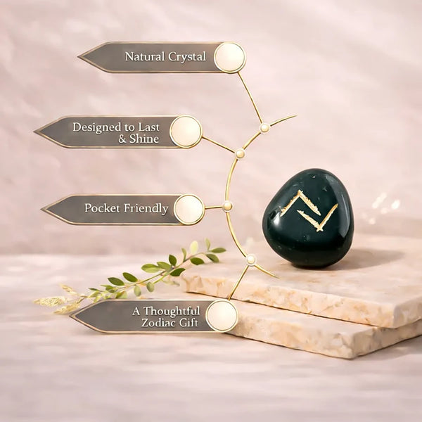 Green Agate Reiki Coin – Healing Crystal for Emotional Balance, Heart Energy