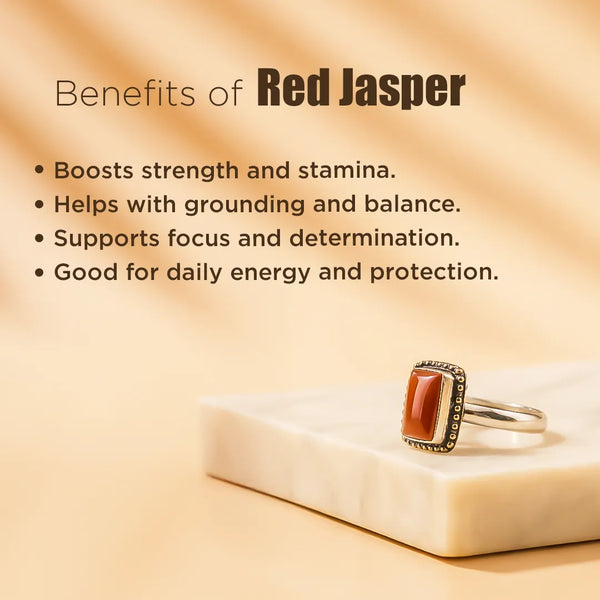 Red Jasper Ring: Courage and Confidence
