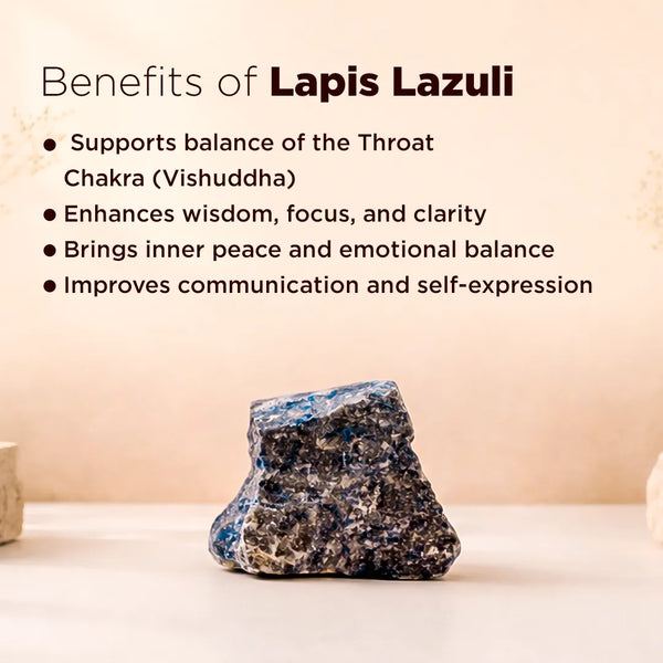 Rough Natural Lapis Lazuli Stone – Abhimantrit & Certified
