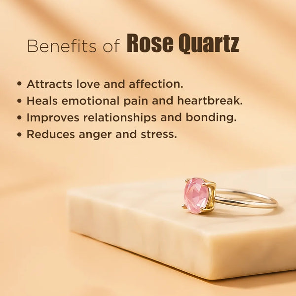 Rose Quartz Ring: Relationship & Love