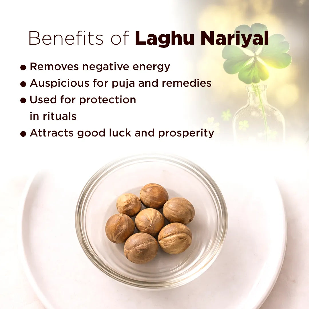 Laghu Nariyal – Auspicious Remedy for Prosperity, Protection & Ritual Use