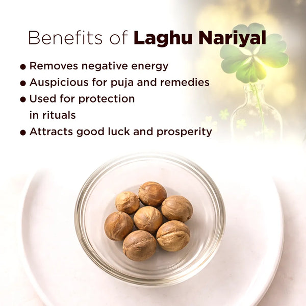 Laghu Nariyal – Auspicious Remedy for Prosperity, Protection & Ritual Use