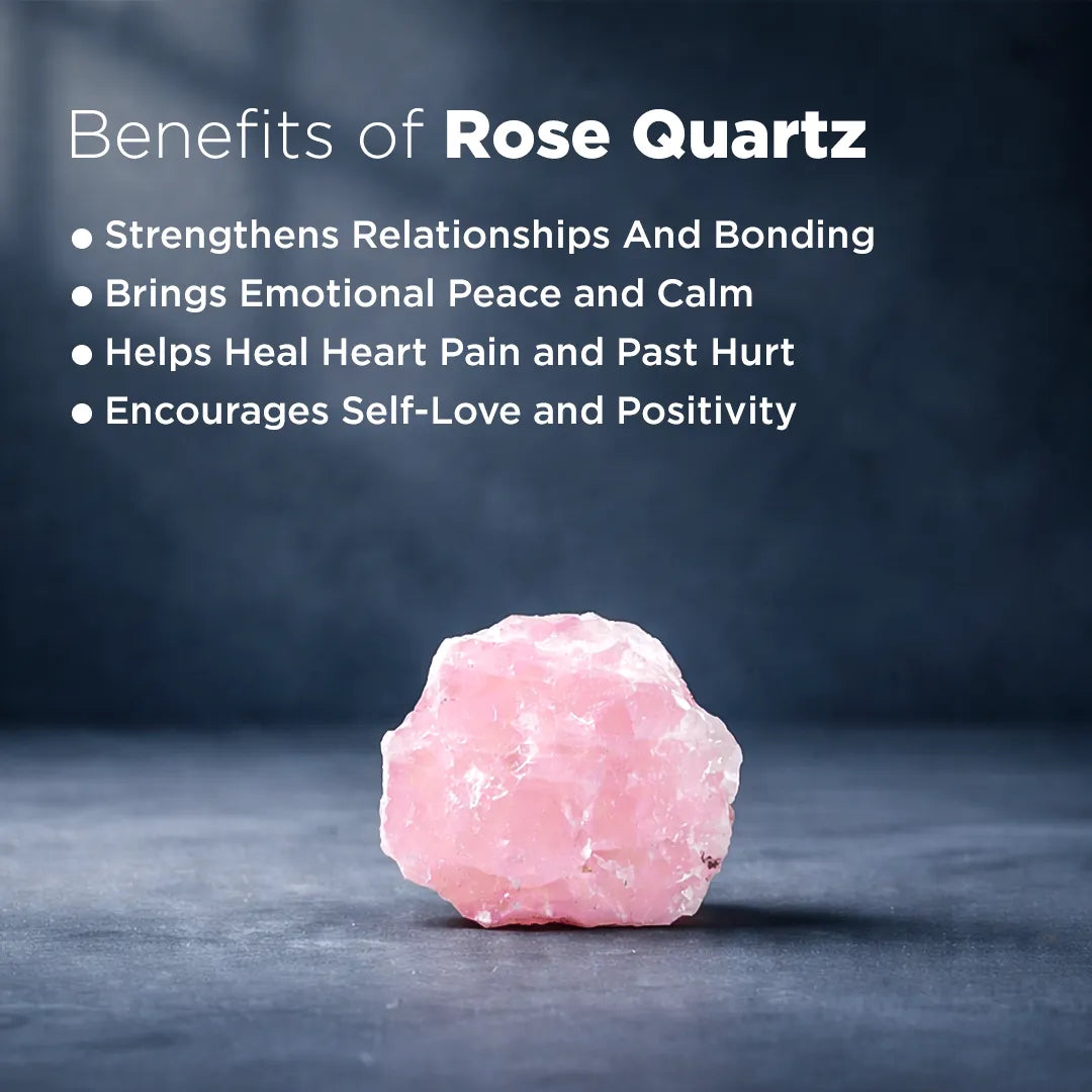Rough Natural Rose Quartz – Raw Stone for Love & Emotional Healing