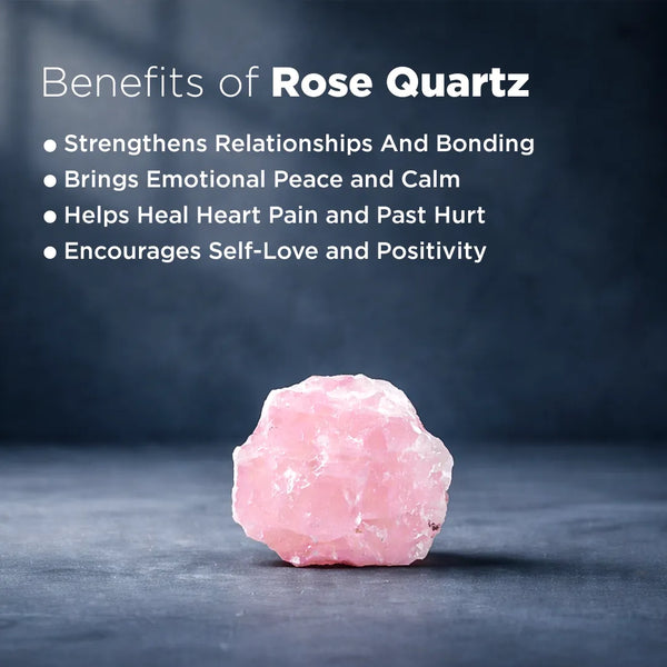 Rough Natural Rose Quartz – Raw Stone for Love & Emotional Healing