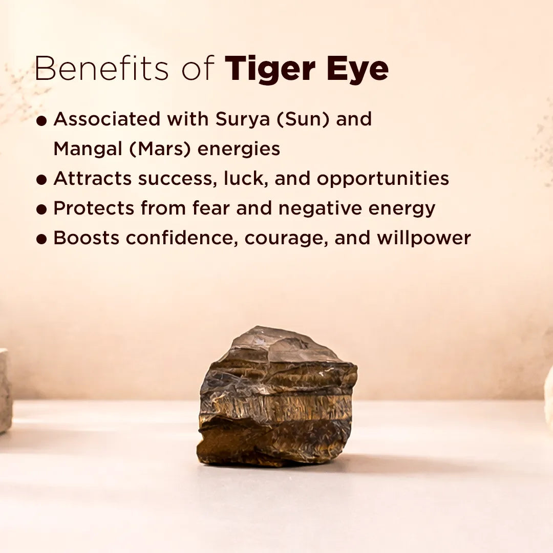 Tiger Eye Cluster Stone – Protection, Confidence & Wealth Energy