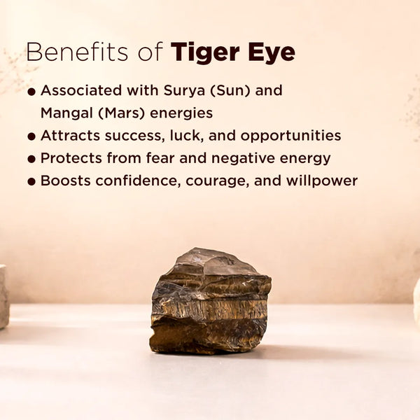 Tiger Eye Cluster Stone – Protection, Confidence & Wealth Energy