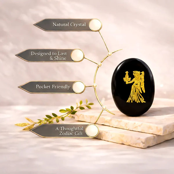 Virgo Zodiac Sign Coin – Abhimantrit Astrology Coin for Stability & Growth