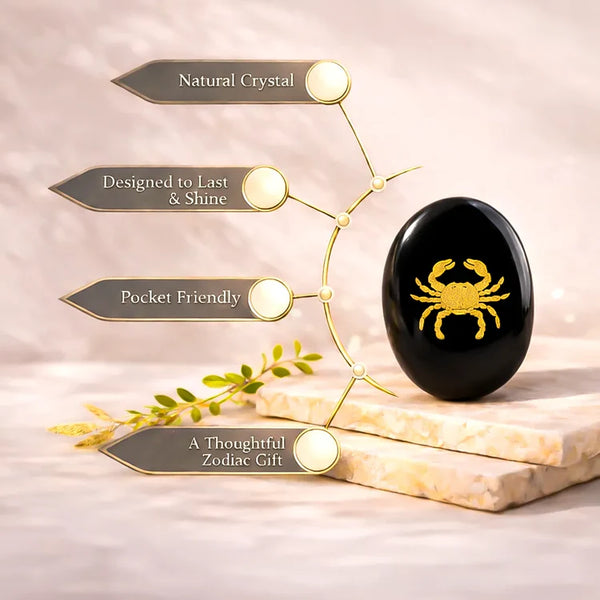 Cancer Zodiac Sign Coin – Abhimantrit Astrology Coin for Emotional Strength