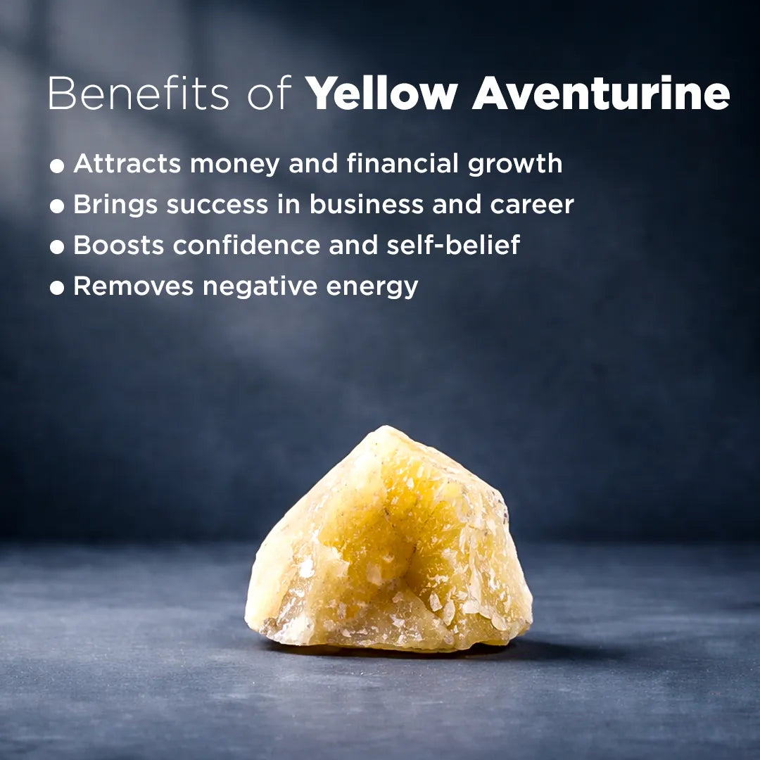 Rough Natural Yellow Aventurine – Raw Abundance & Confidence Stone