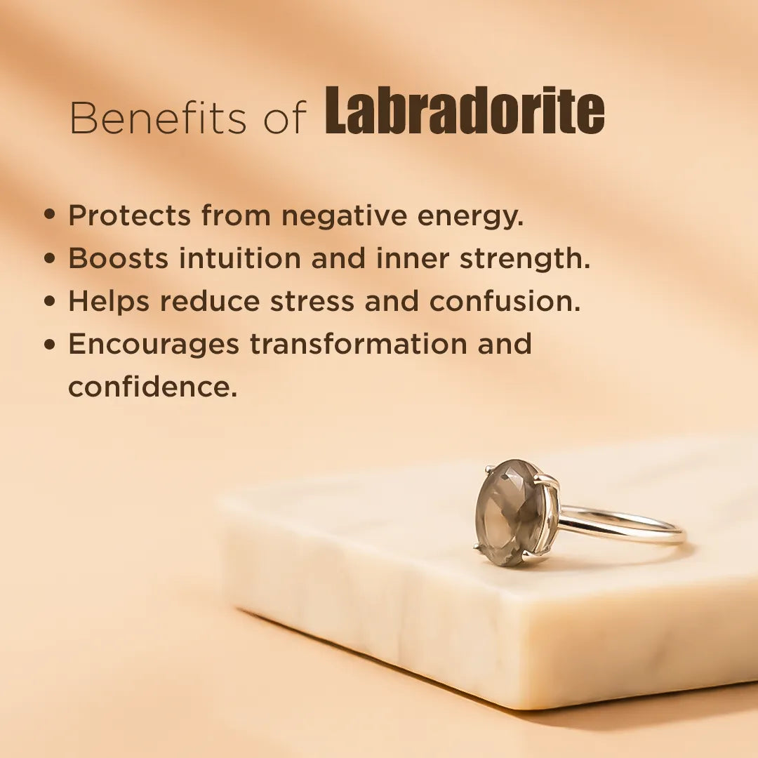 Labradorite Ring: Awaken Your Inner Power & Open Your Third Eye Chakra