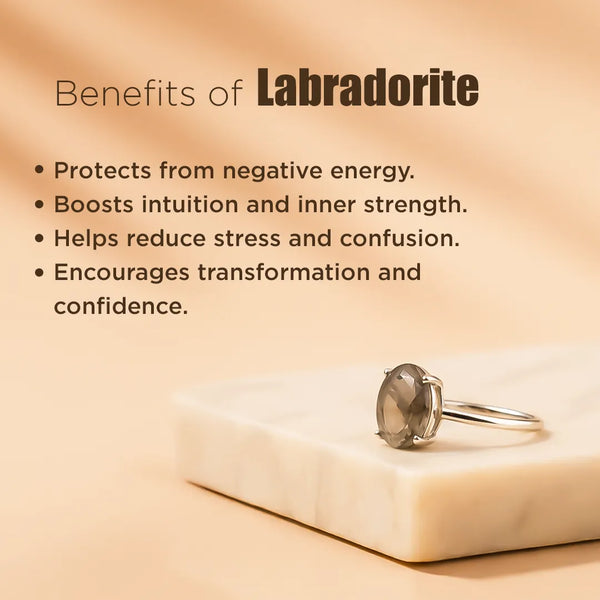 Labradorite Ring: Awaken Your Inner Power & Open Your Third Eye Chakra