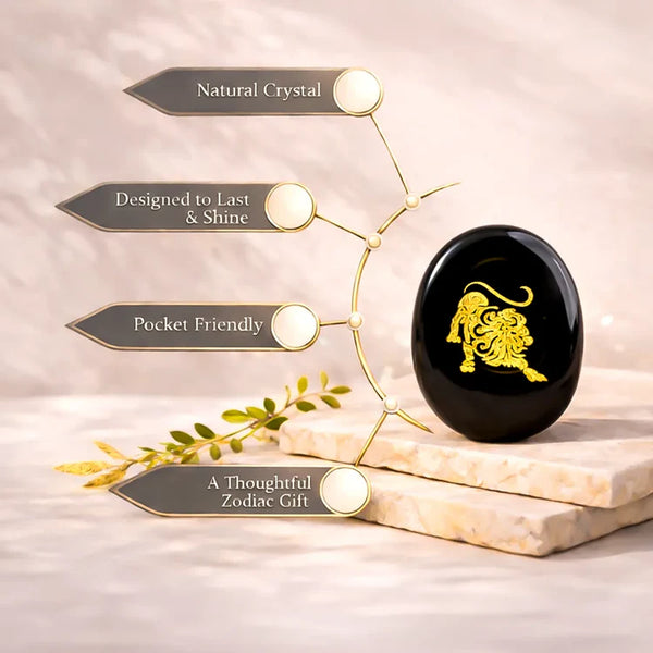 Leo Zodiac Sign Coin – Abhimantrit Astrology Coin for Confidence