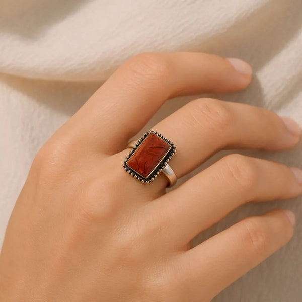Red Jasper Ring: Courage and Confidence